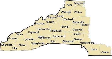 Treatment Services County Map